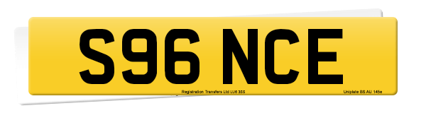 Registration number S96 NCE
